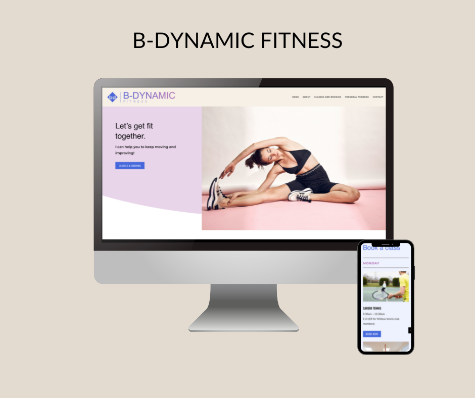 Website design for Sports and fitness businesses