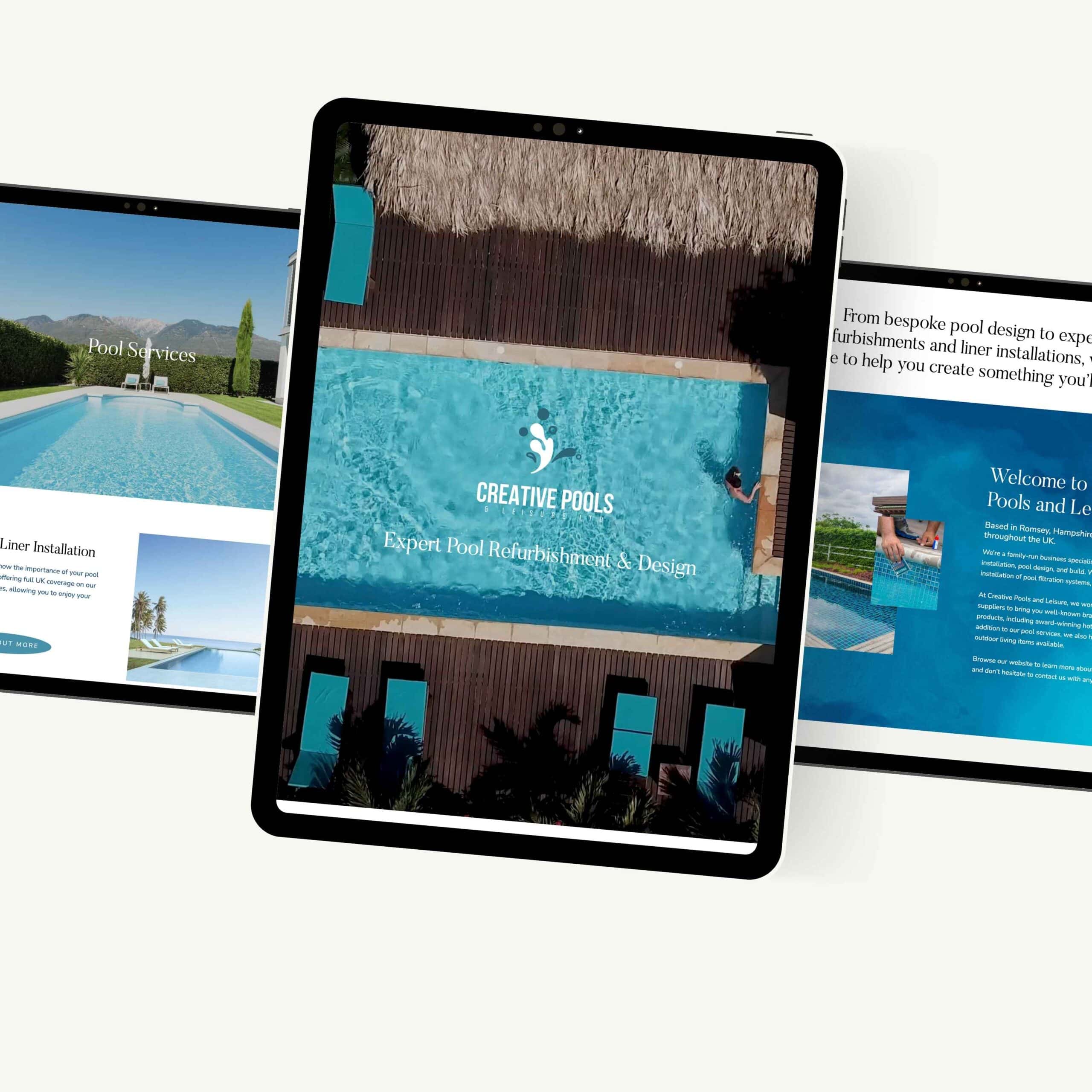 12-month monthly payment plan for a custom WordPress website by Ninja Designs displayed on a tablet