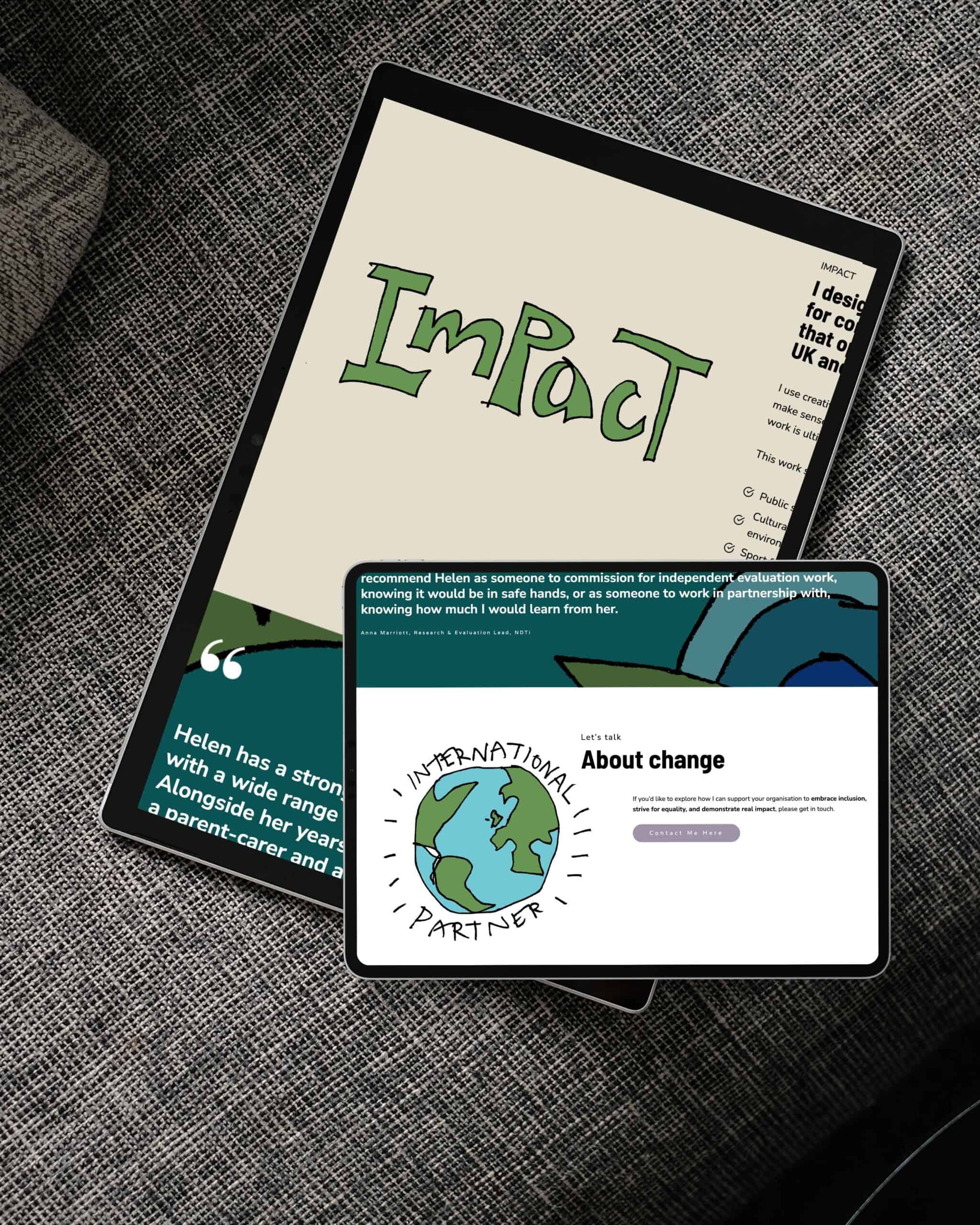 Impact of Website Design on User Engagement. This website captures the essence of Positive Change’s mission to empower individuals and communities